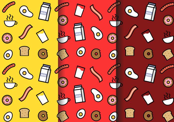 Free Breakfast Pattern Vector