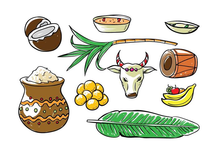 Free Pongal Vector