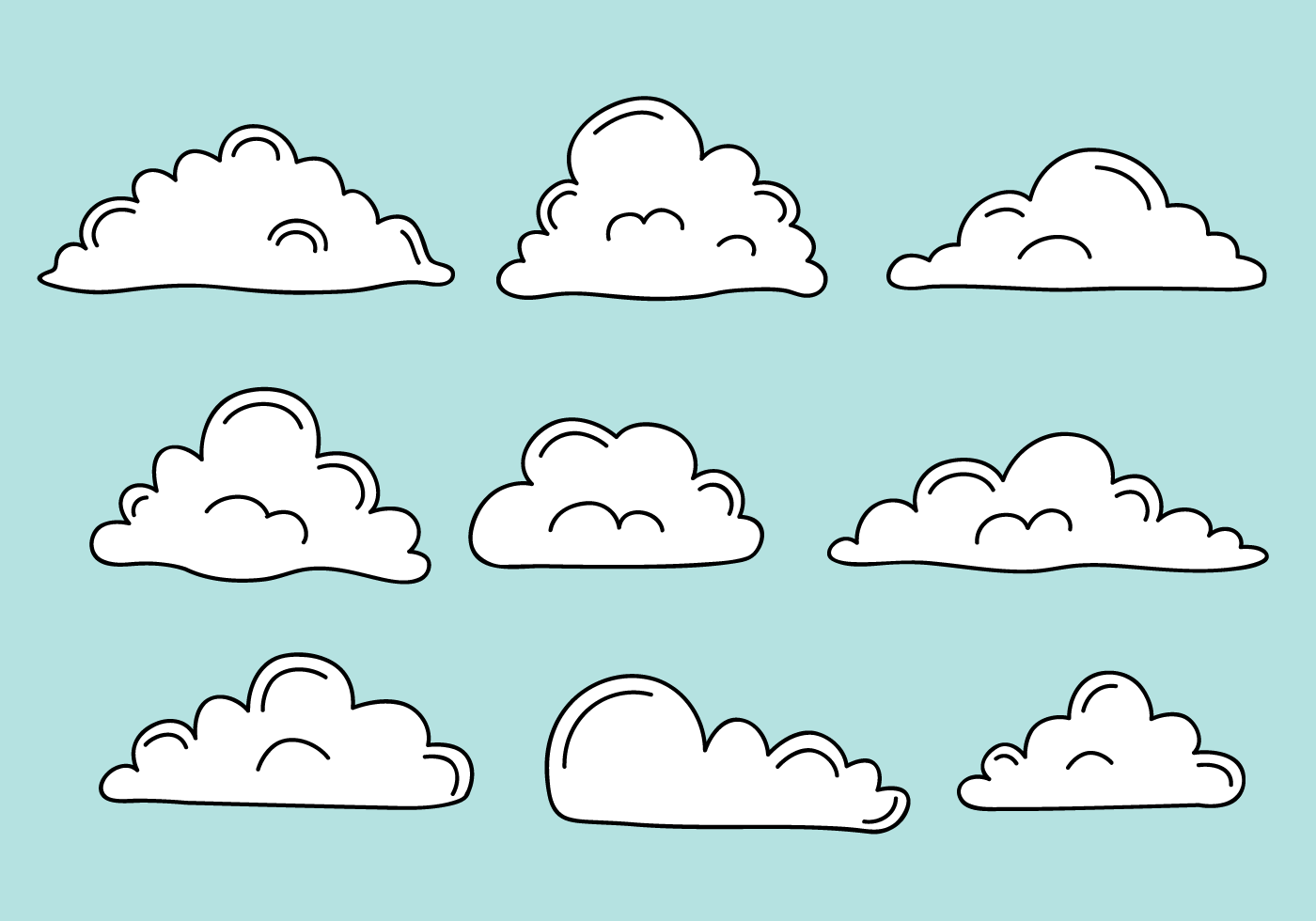 Download Free Clouds Vector - Download Free Vectors, Clipart ...