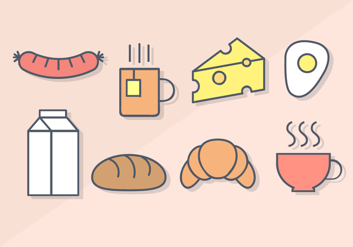 Breakfast Food Vector