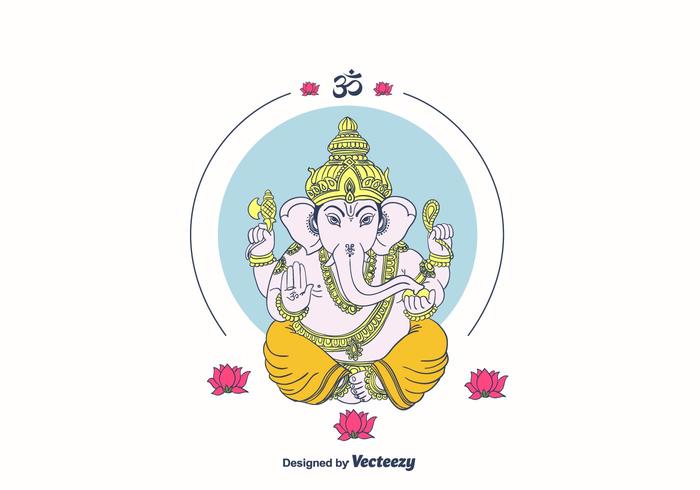 Ganpati Background vector