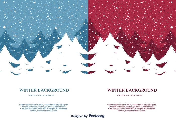 Winter Vector Background