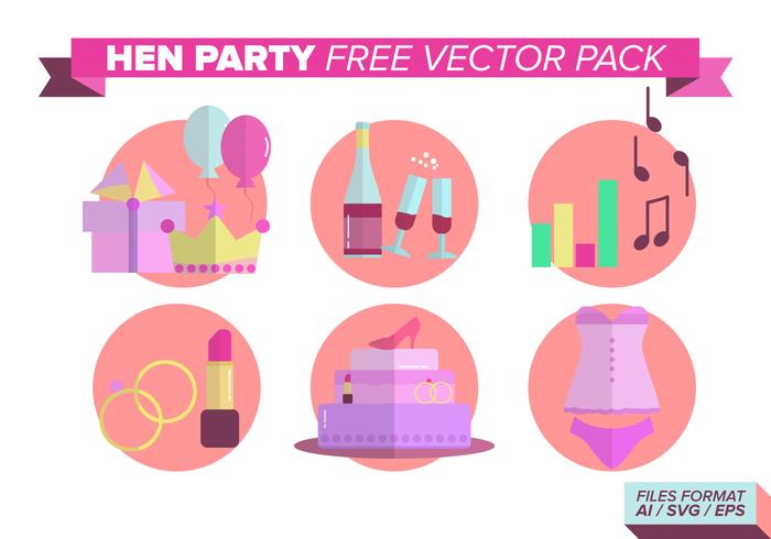 Hen Party Free Vector Pack Hen Party Free Vector Pack