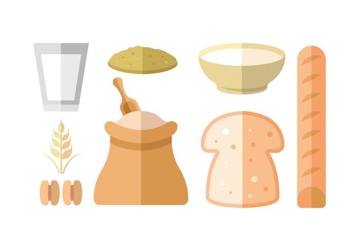 Oats Meal Vector Icon Pack