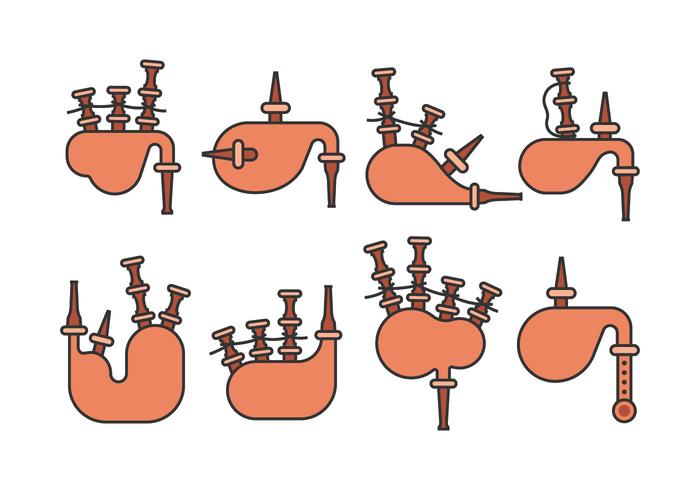 Bagpipes vectors