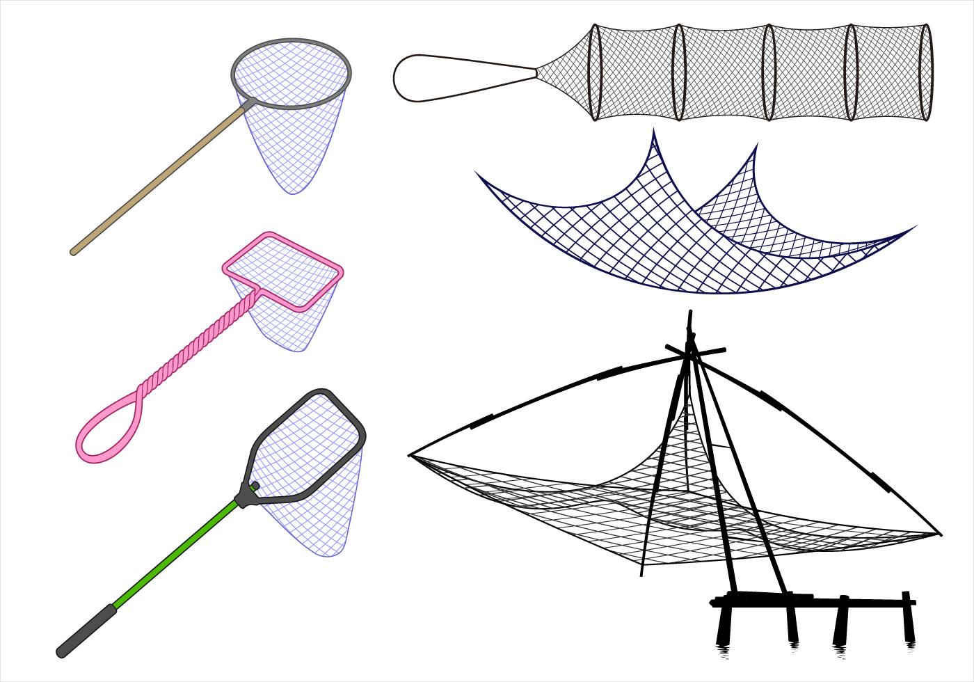 Fishing Net Free Vector 129822 Vector Art at Vecteezy