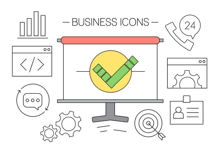 Free Business Icons vector