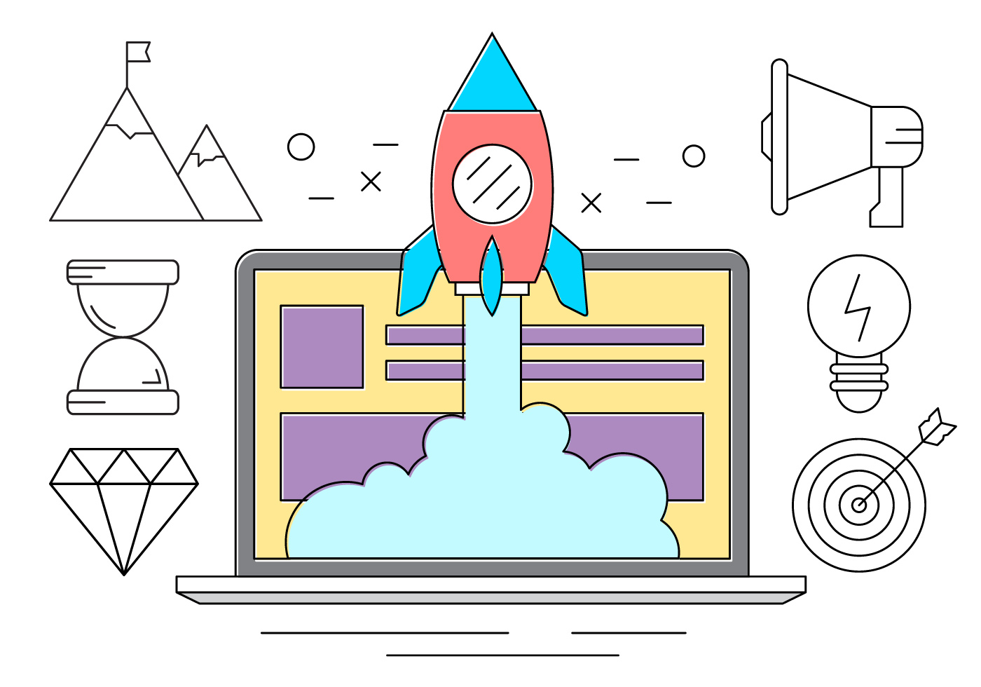 Startup Vector Collection 129885 Vector Art at Vecteezy