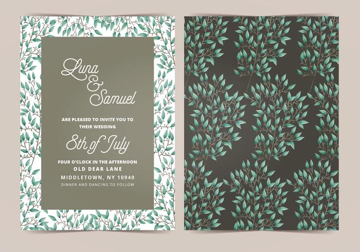 Vector Wedding Invitation Vector Wedding Invitation