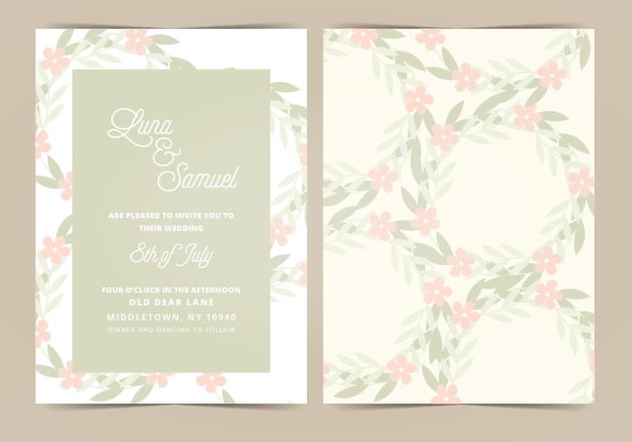 Vector Wedding Invitation