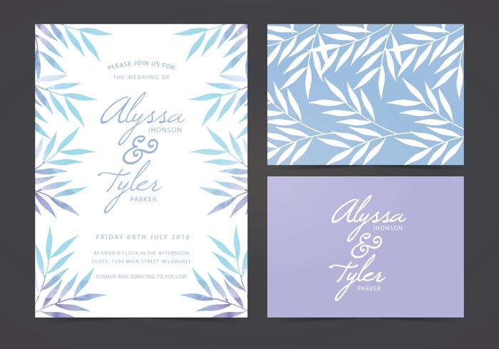 Vector Wedding Invite