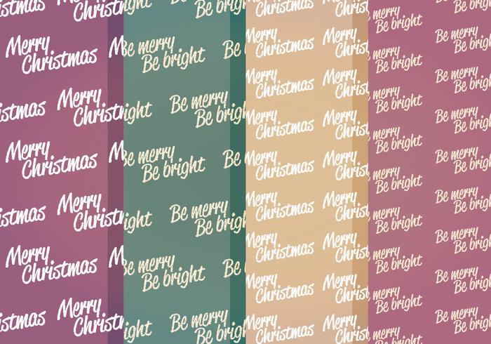 Vector Winter Messages Patterns