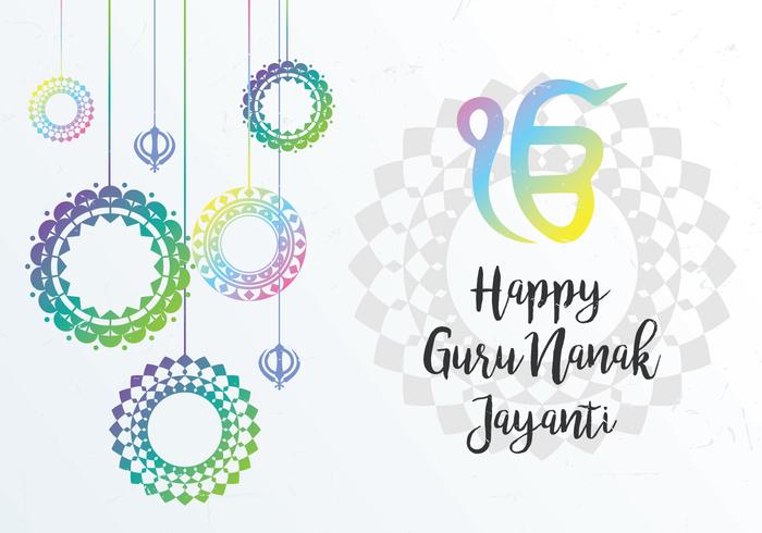 Guru Celebration Background vector