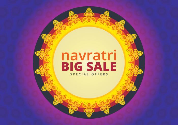Navratri Big Sale Illustration Navratri Big Sale Illustration