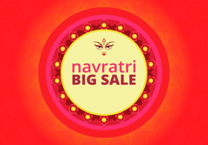 Navratri Big Sale Illustration Navratri Big Sale Illustration