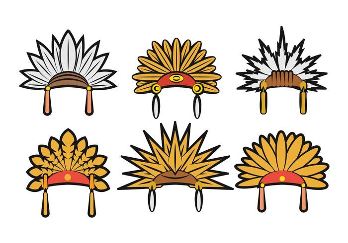 Indian headdress vector