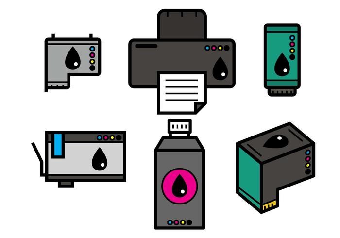 Ink Cartridge Vector