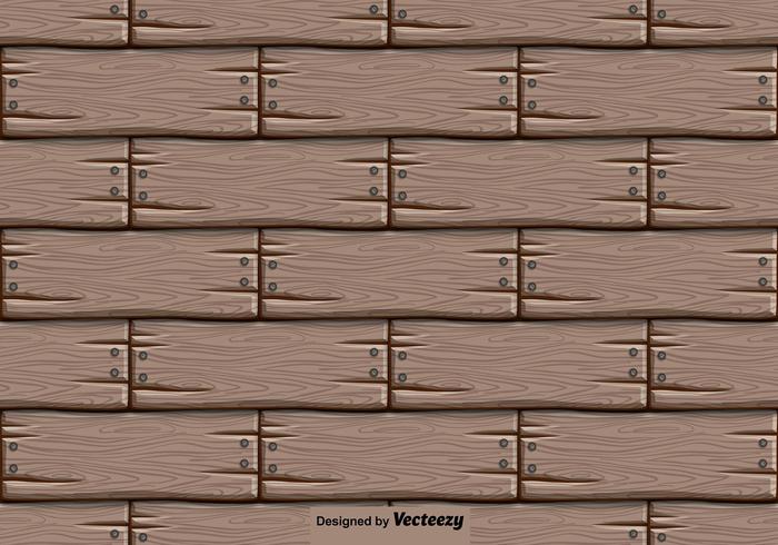 Vector Wooden Background - Seamless Pattern