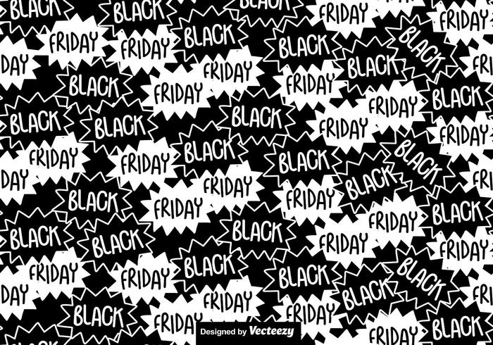 Black Friday Seamless Pattern vector