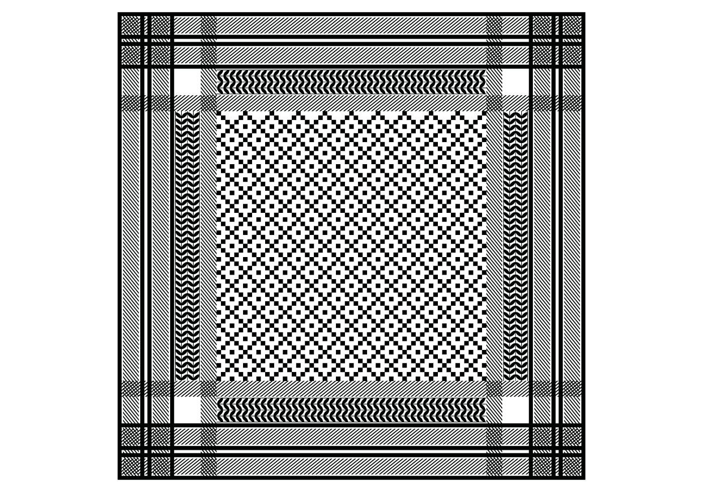 Keffiyeh Black Seamless Pattern 130100 Vector Art at Vecteezy