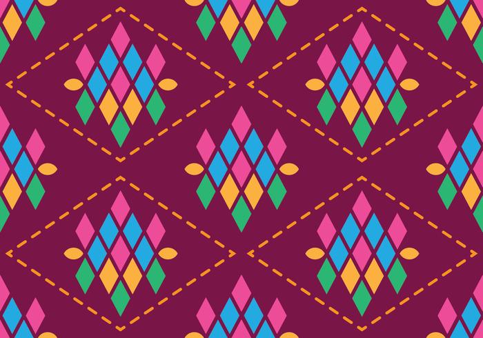 Traditional Songket vector