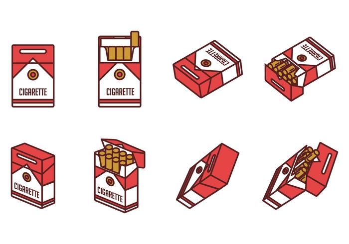 Cigarette Pack Vectors