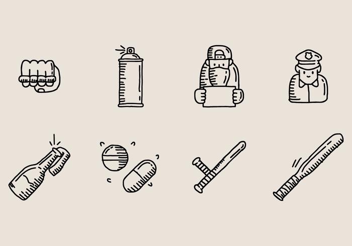 Hooligans Icon vector