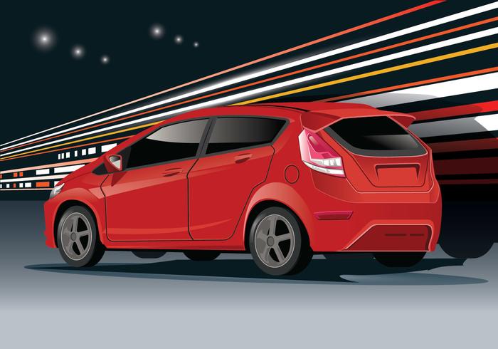 Car Vector with Limbo Background