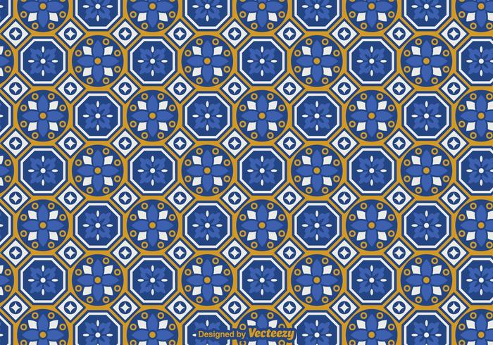 Free Talavera Vector Seamless Pattern