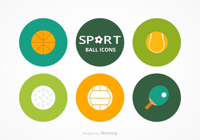 Libre de deporte bolas vector conjunto