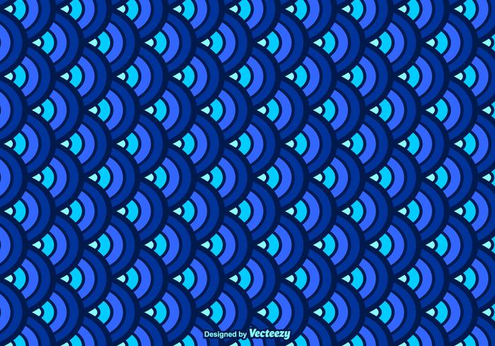 Free Fish Scale Vector Pattern