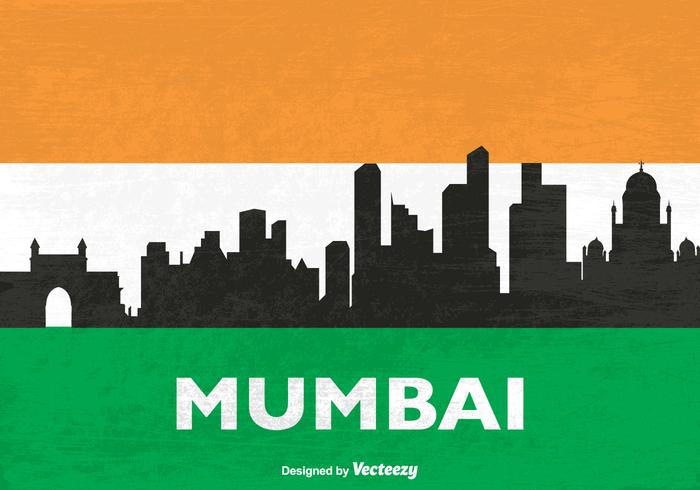 Free Skyline Mumbai Vector Silhouette Free Skyline Mumbai Vector Silhouette