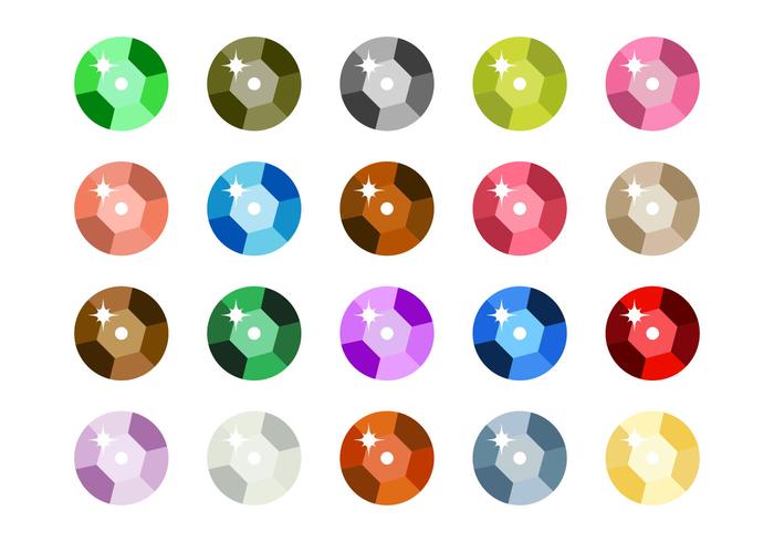 Free Sequin Icon Vector