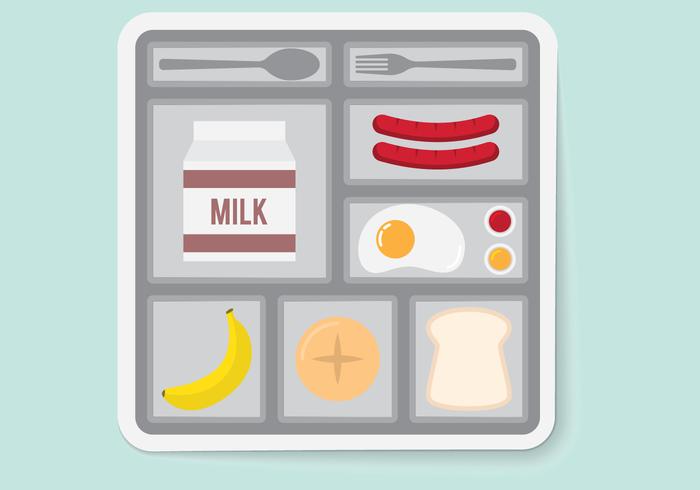 School Lunch vector