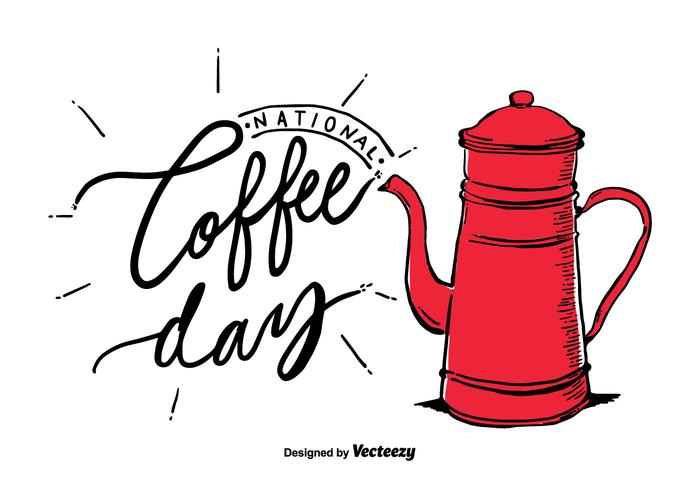 Free National Coffee Day Vector