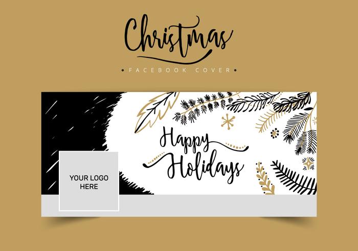 Christmas Facebook Cover vector