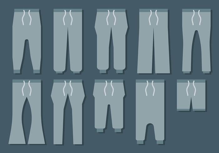 Free Sweatpants Icons Vector