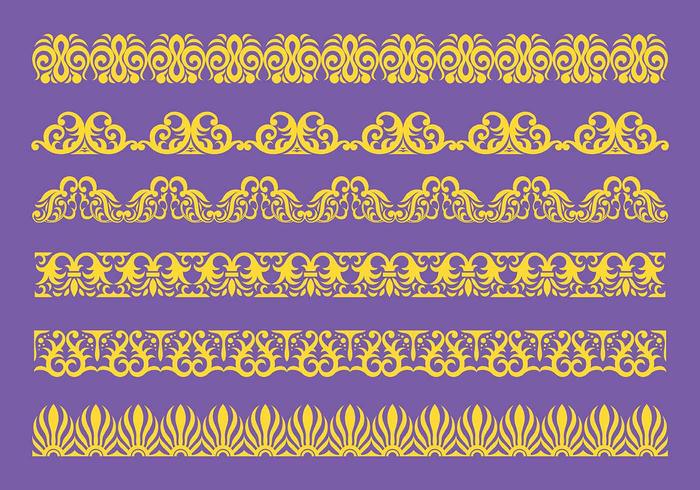 Free Lace Trim Icons Vector