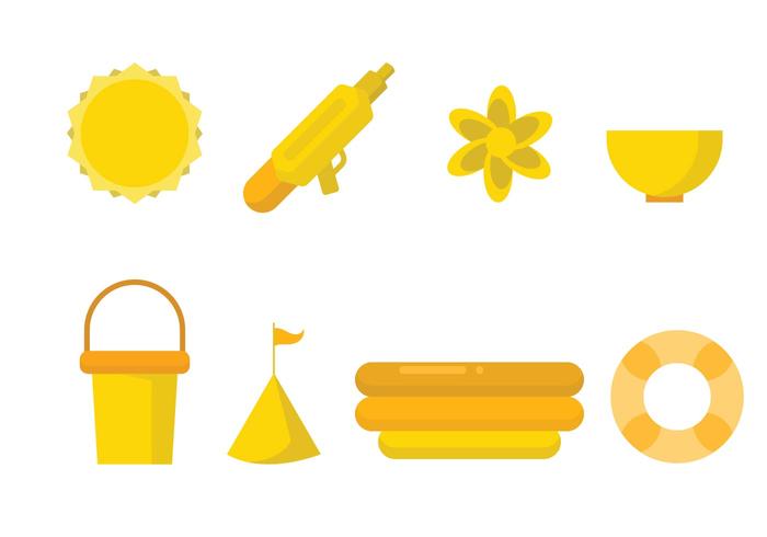 Free Songkran Festival Vector