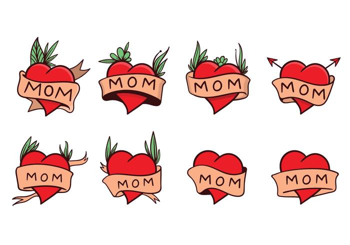 Free Mom Tattoo Vector