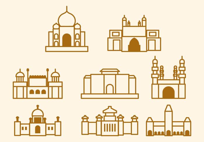 Free India Landmark Vector