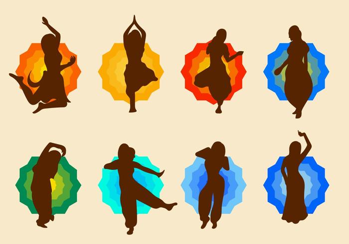 Libre Bollywood Danza Vector