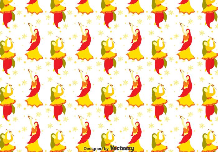 Bollywood Dance Seamless Pattern vector