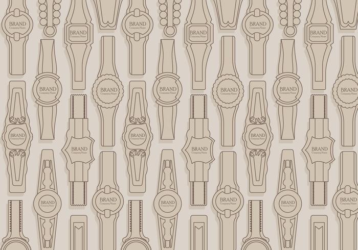 Cigar Label Pattern Vector