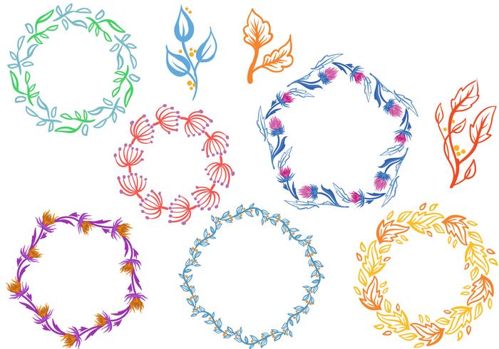 Free Wreaths Vectors Free Wreaths Vectors