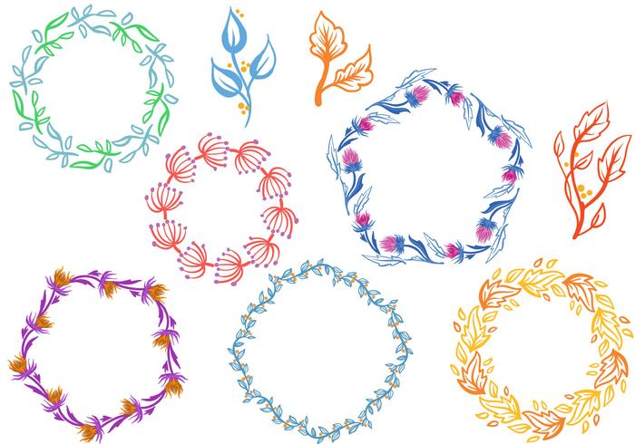 Free Wreaths Vectors