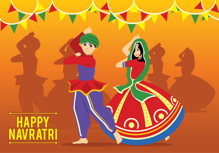 Navratri Vector Illustration