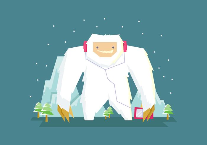 Yeti Music vector