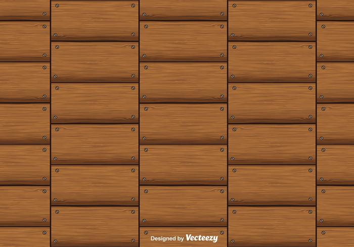 Fondo de vectores de tablas de madera dura Seamless Pattern