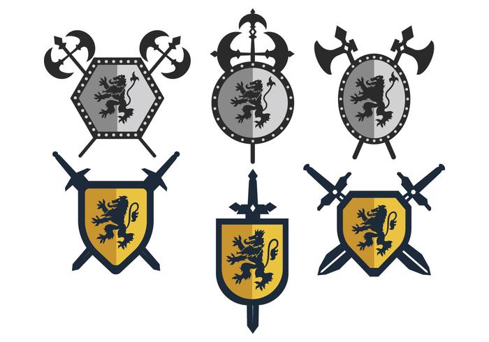 Lion Rampant vector